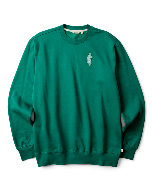 Lava Llama Crew Sweatshirt - Men's - Malachite - US 4046