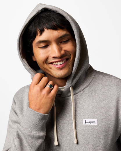 Llama Patch Pullover Hoodie - Men's - Heather Grey - US 8302