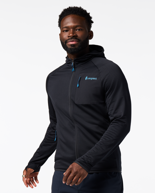 Otero Fleece Full-Zip Hooded Jacket - Men's - Cotopaxi Black - US 8356