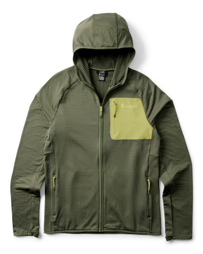 Otero Fleece Full-Zip Hooded Jacket - Men's - Fatigue - US 1397