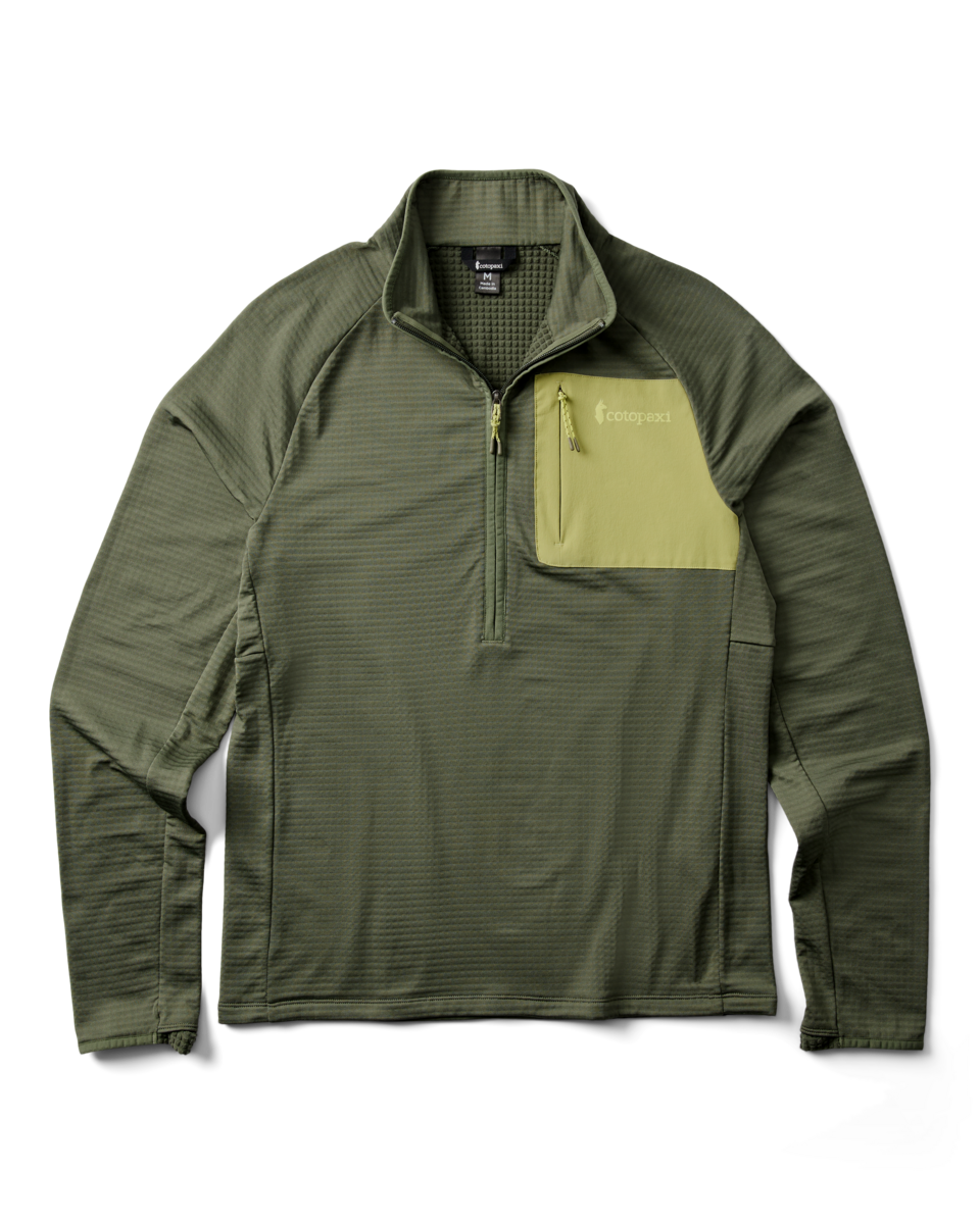 Otero Fleece Half-Zip Pullover - Men's - Fatigue - US 5483