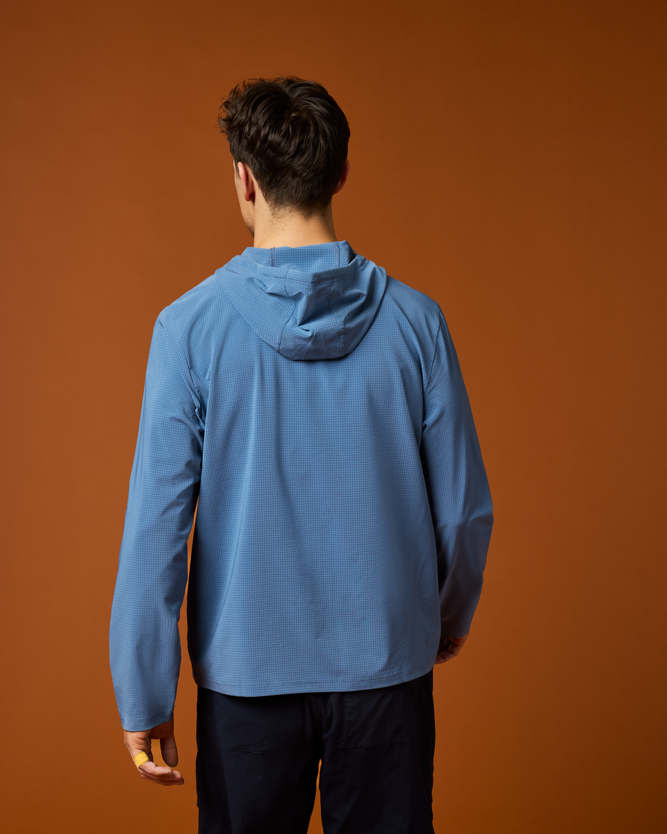 Pulso Tech Hoodie - Men's - Steel Blue - US 1477