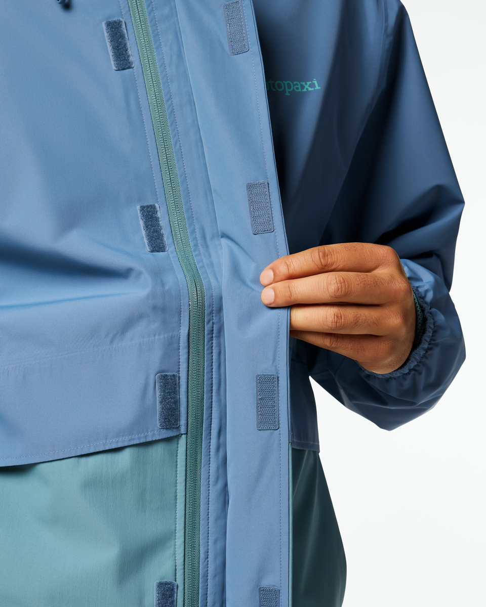 Rayu Rain Jacket - Men's - Steel Blue/Everglade - US 3111