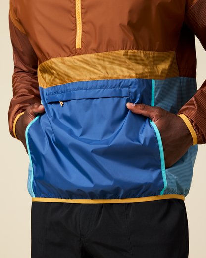 Teca Half-Zip Windbreaker - Men's - Eat More Veggies - US 0874