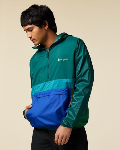 Teca Half-Zip Windbreaker - Men's - Eat More Veggies - US 0874