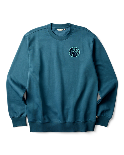 Trail To Sea Crew Sweatshirt - Men's - Ocean - US 9749