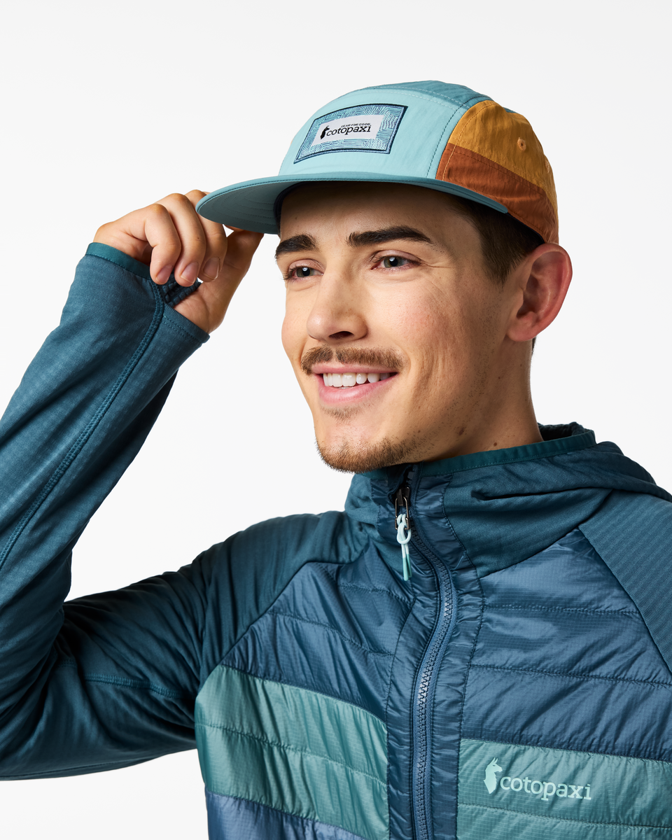 Zen Garden Tech 5-Panel Hat - Tide Pool/Everglade - US 8044