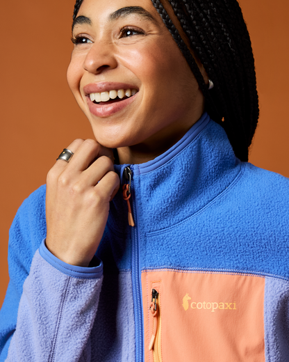 Abrazo Fleece Full-Zip Jacket - Women's - Azure/Aster - US 6790