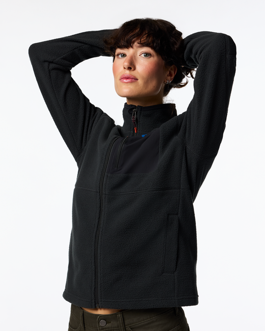 Abrazo Fleece Full-Zip Jacket - Women's - Cotopaxi Black - US 4048