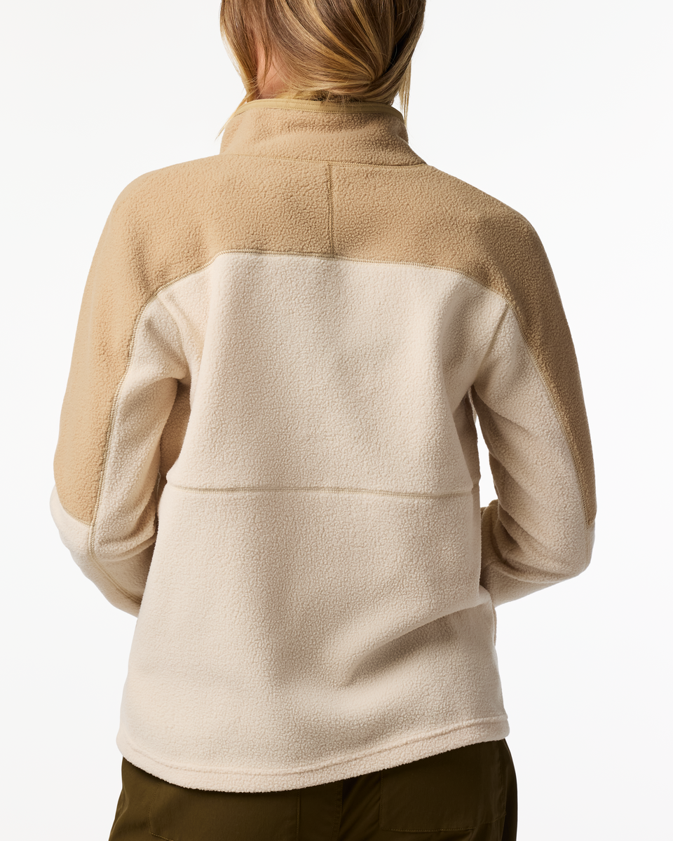 Abrazo Fleece Full-Zip Jacket - Women's - Khaki/Cream - US 1126