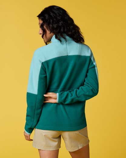 Abrazo Fleece Full-Zip Jacket - Women's - Tide Pool/Malachite - US 4335