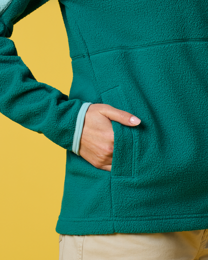 Abrazo Fleece Full-Zip Jacket - Women's - Tide Pool/Malachite - US 4335