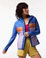 Capa Hybrid Insulated Hooded Jacket - Women's - Azure/Moonbeam - US 4972
