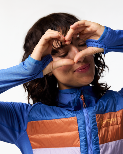 Capa Hybrid Insulated Hooded Jacket - Women's - Azure/Moonbeam - US 4972