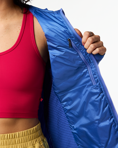 Capa Hybrid Insulated Hooded Jacket - Women's - Azure/Moonbeam - US 4972