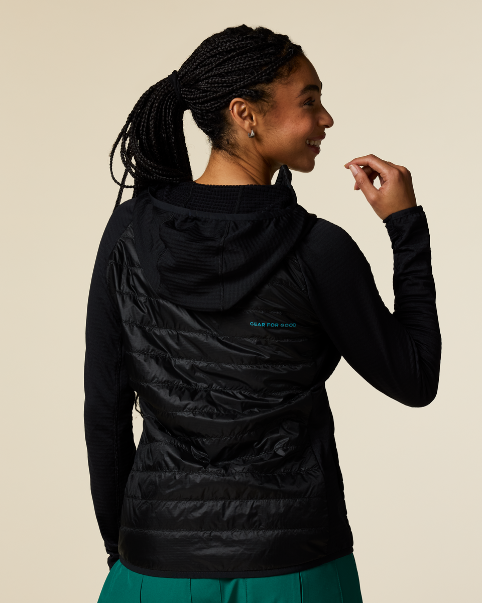 Capa Hybrid Insulated Hooded Jacket - Women's - Cotopaxi Black - US 9461