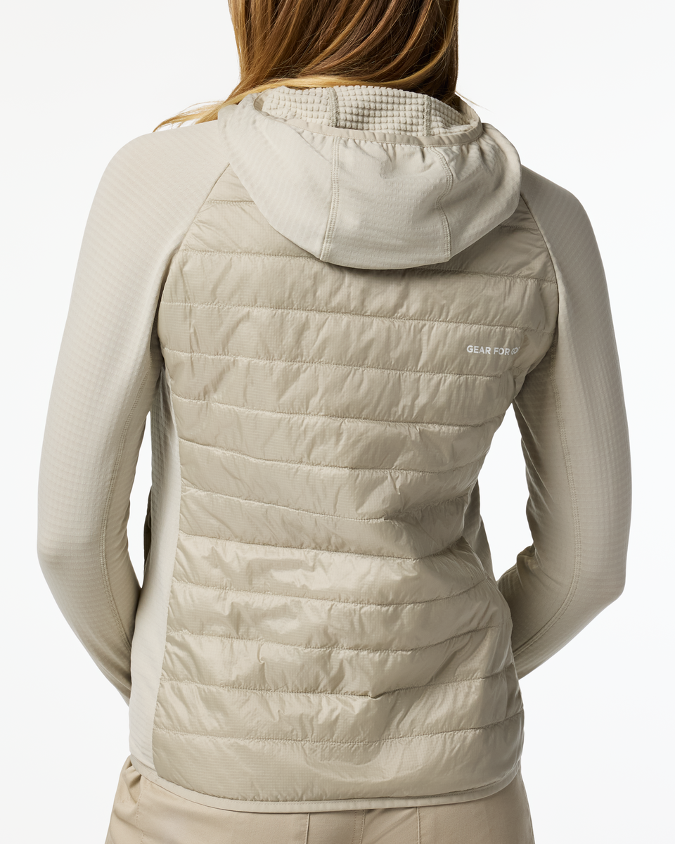 Capa Hybrid Insulated Hooded Jacket - Women's - Mineral - US 3437