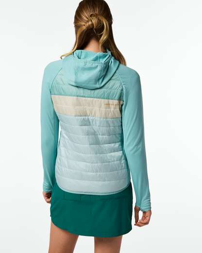 Capa Hybrid Insulated Hooded Jacket - Women's - Tide Pool/Surf - US 0615