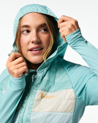 Capa Hybrid Insulated Hooded Jacket - Women's - Tide Pool/Surf - US 0615