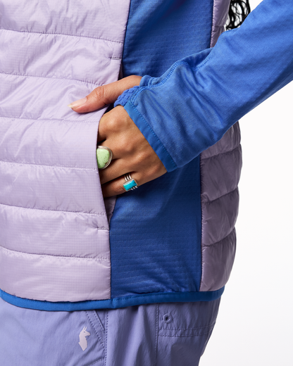 Capa Hybrid Insulated Jacket - Women's - Azure/Moonbeam - US 4462