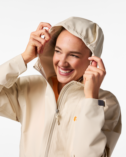 Cielo Rain Jacket - Women's - Cotopaxi Cream - US 9057