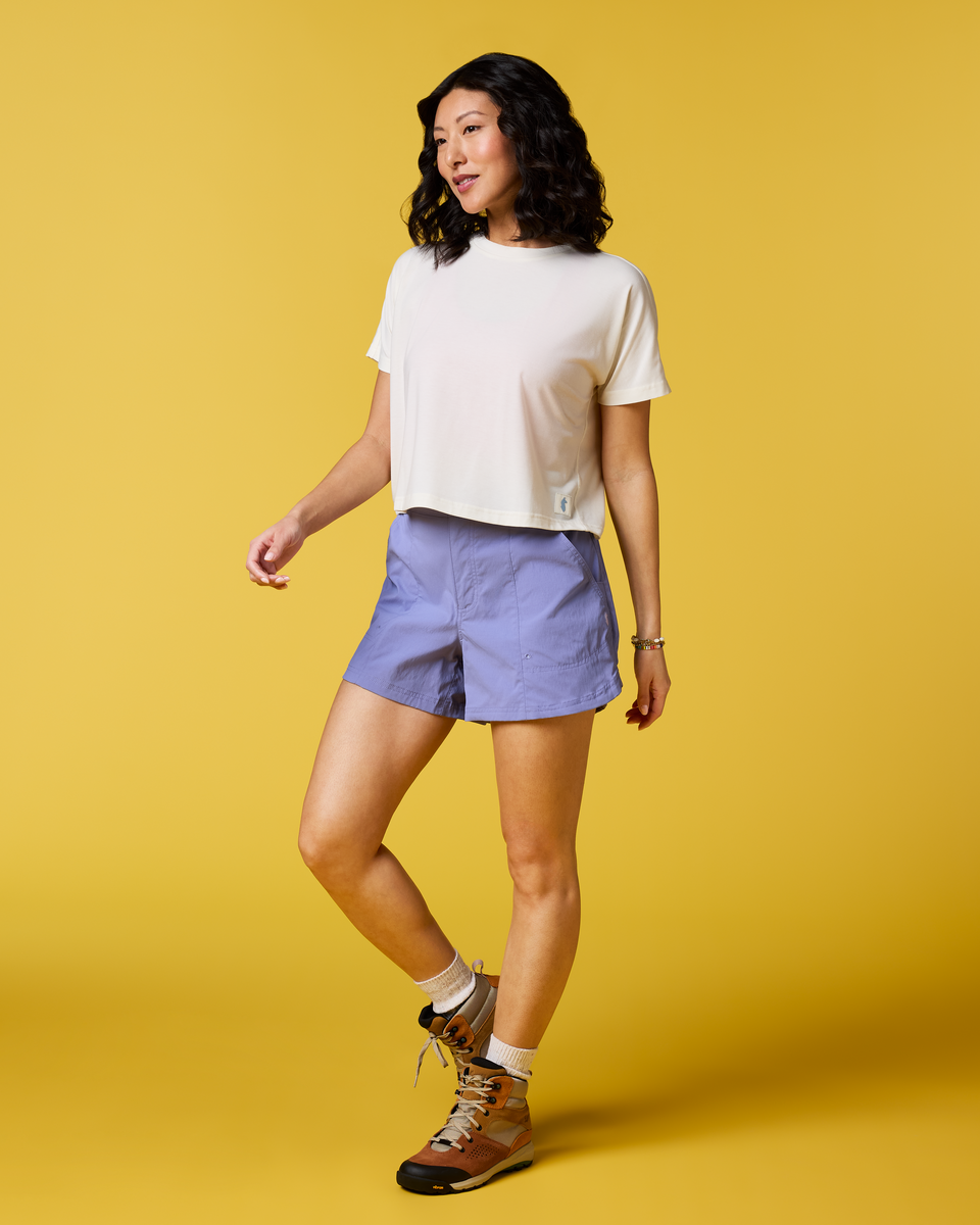 Empaca Boxy T-Shirt - Women's - Aster - US 9765