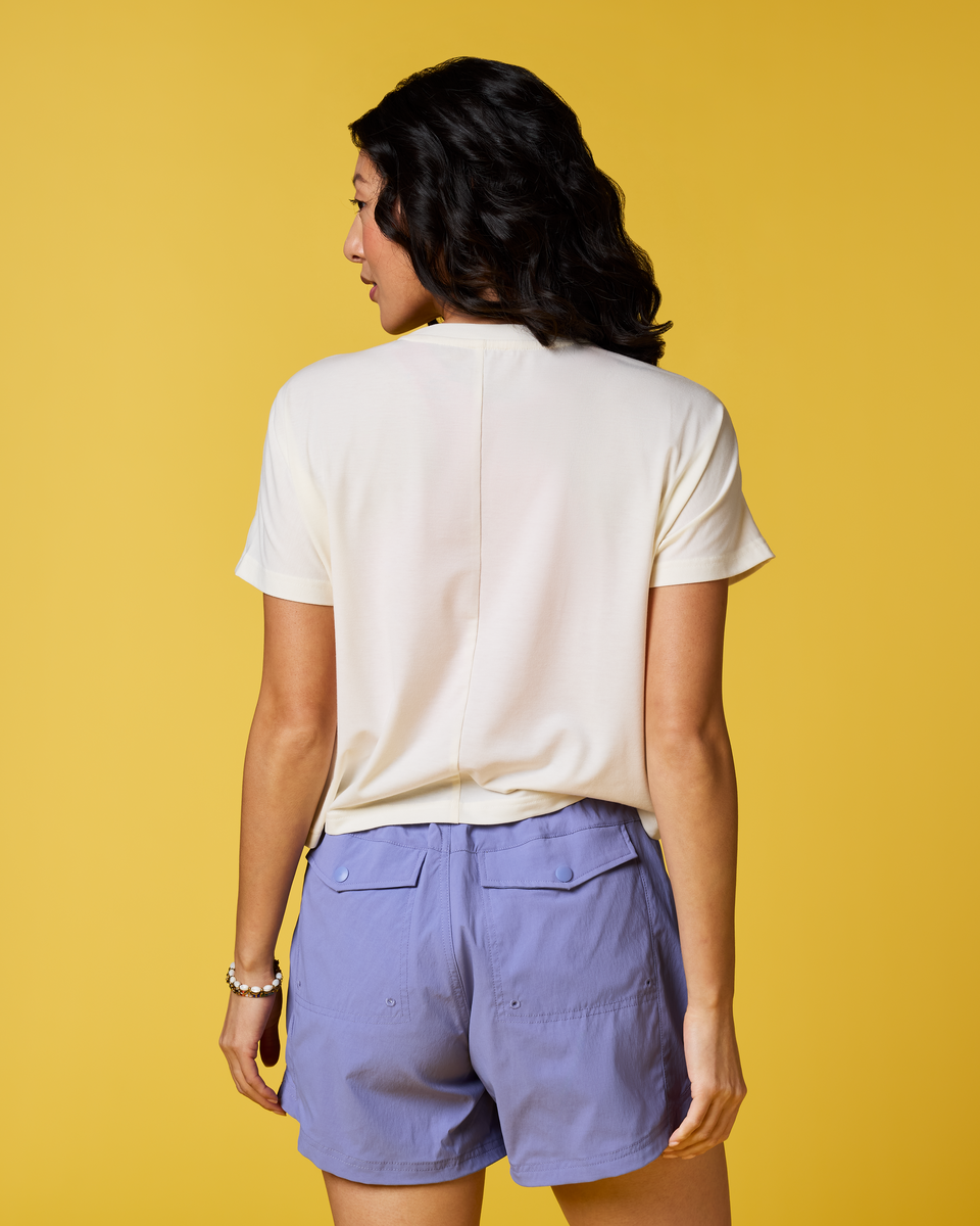 Empaca Boxy T-Shirt - Women's - Aster - US 9765
