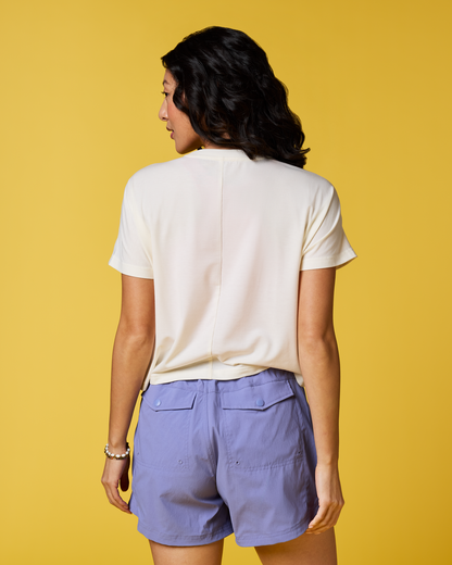 Empaca Boxy T-Shirt - Women's - Aster - US 9765