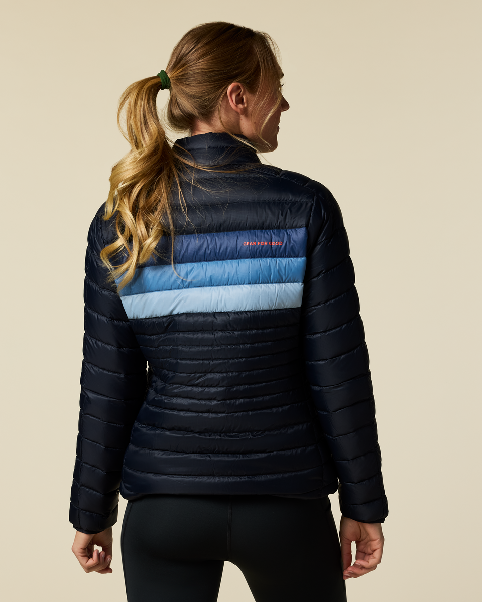 Fuego Down Jacket - Women's - Carbon Stripes - US 1838