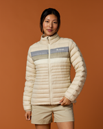 Fuego Down Jacket - Women's - Cream Stripes - US 8391
