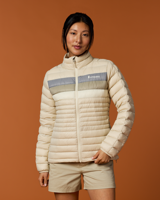 Fuego Down Jacket - Women's - Cream Stripes - US 8391
