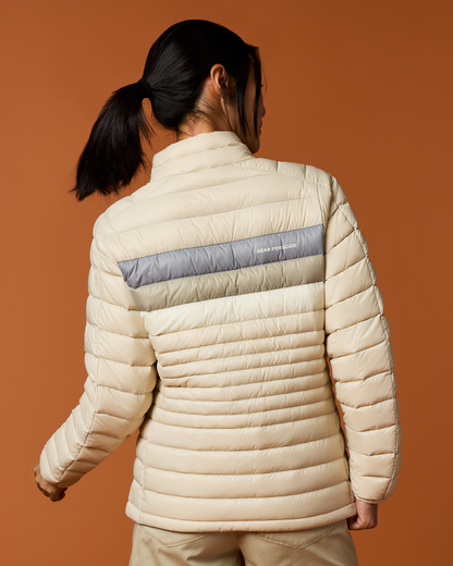 Fuego Down Jacket - Women's - Cream Stripes - US 8391