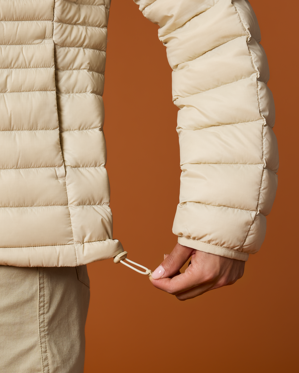 Fuego Down Jacket - Women's - Cream Stripes - US 8391