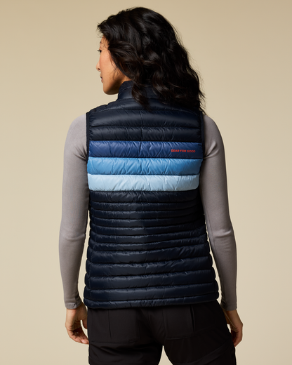 Fuego Down Vest - Women's - Carbon Stripes - US 0703