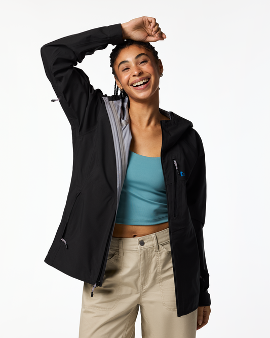 Impermeo 3L Hooded Shell Jacket - Women's - Cotopaxi Black - US 2270