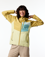 Impermeo 3L Hooded Shell Jacket - Women's - Husk/Honeydew - US 2627