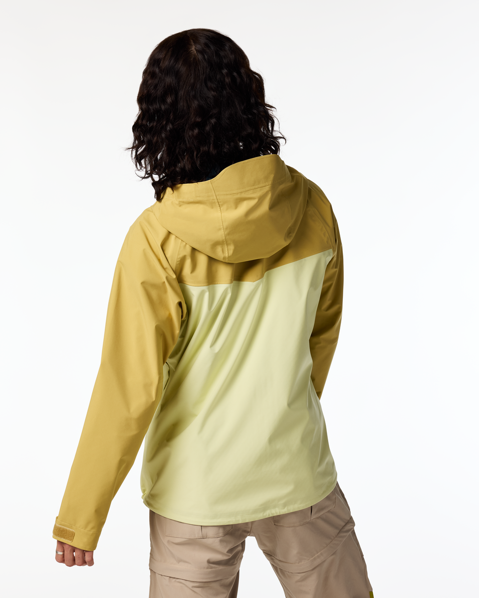 Impermeo 3L Hooded Shell Jacket - Women's - Husk/Honeydew - US 2627