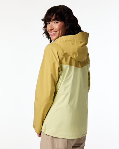 Impermeo 3L Hooded Shell Jacket - Women's - Husk/Honeydew - US 2627