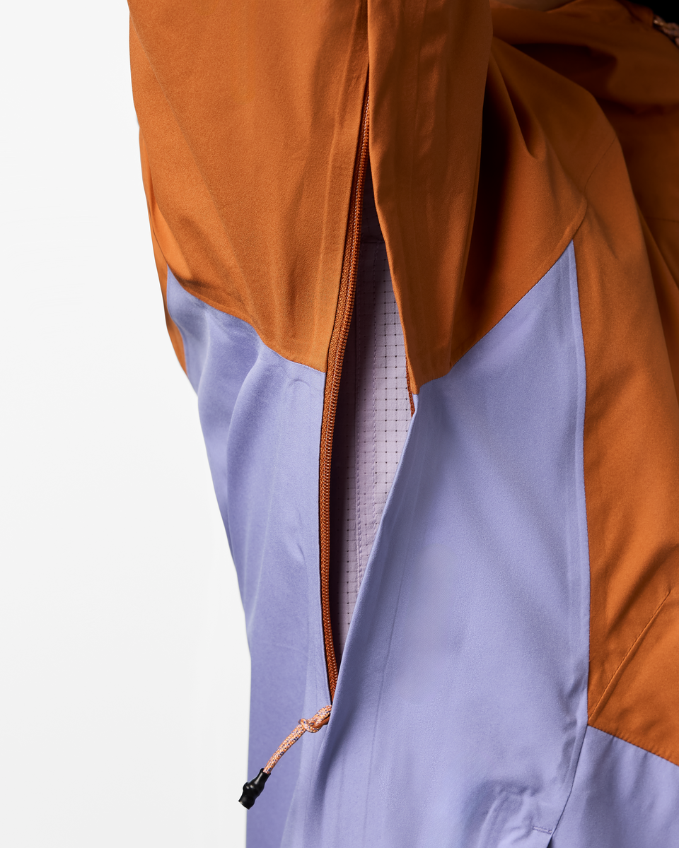 Impermeo 3L Hooded Shell Jacket - Women's - Whiskey/Aster - US 7792