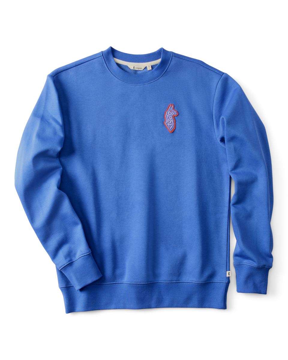 Lava Llama Crew Sweatshirt - Women's - Azure - US 2452