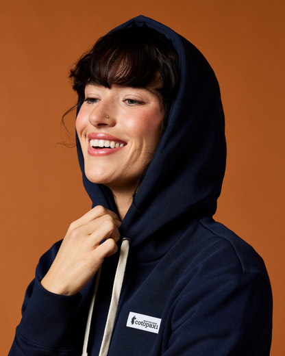 Llama Patch Pullover Hoodie - Women's - Maritime - US 3492
