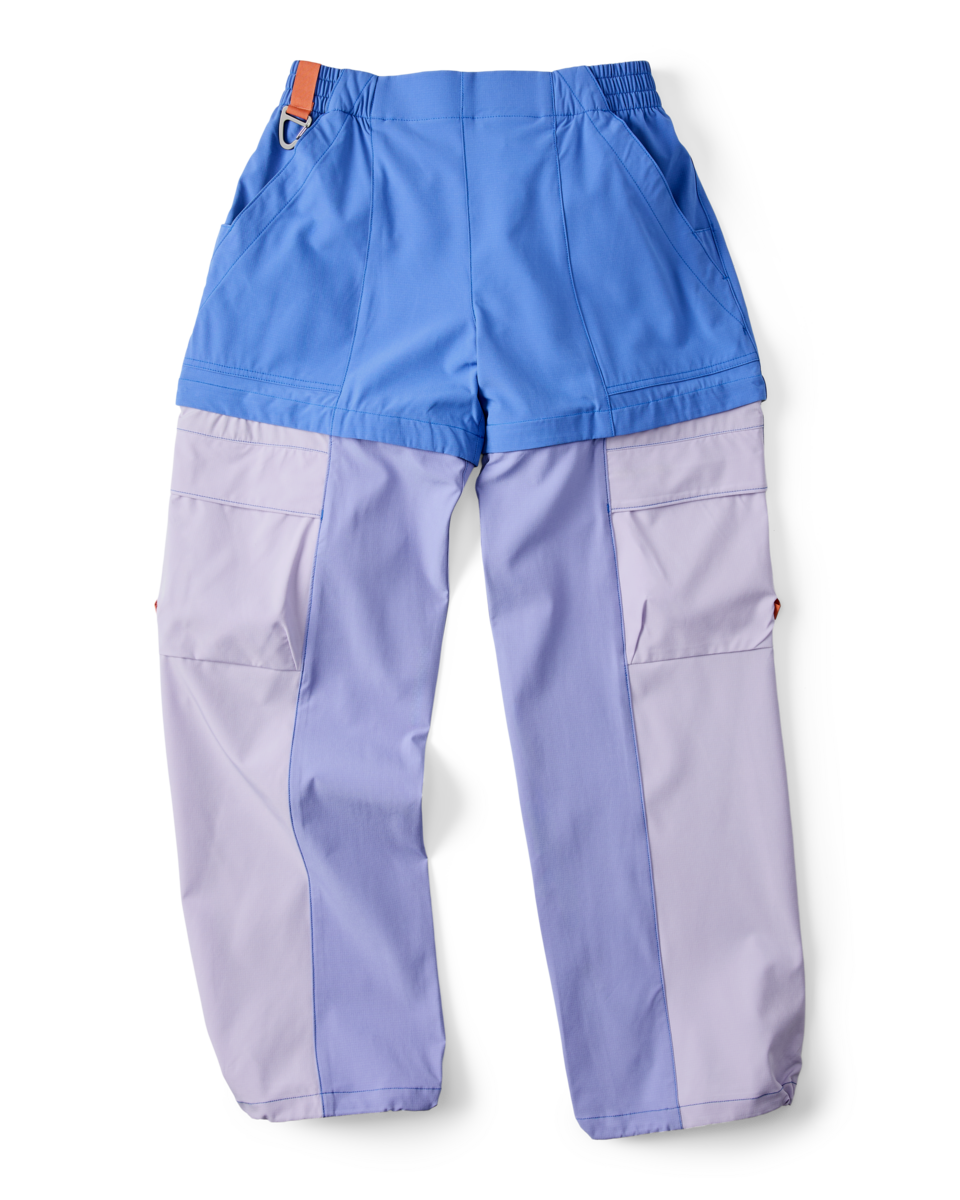 Losdos Zip-Off Pant - Women's - Azure/Aster - US 9534