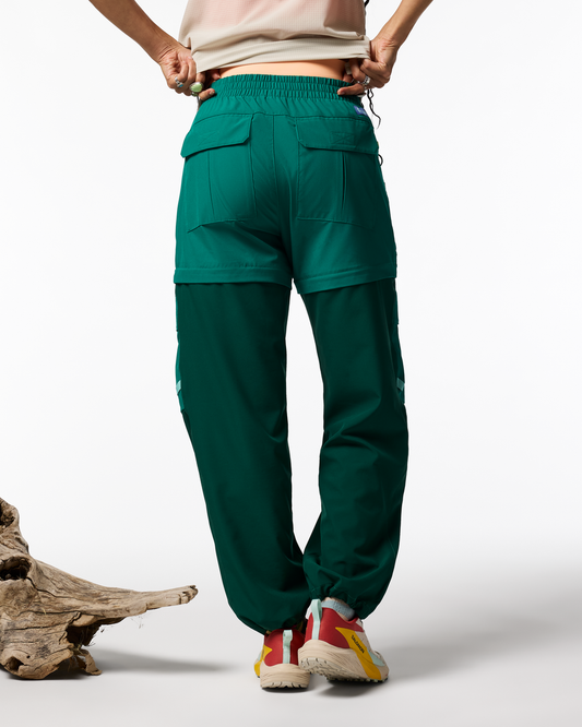 Losdos Zip-Off Pant - Women's - Malachite/Kale - US 0337