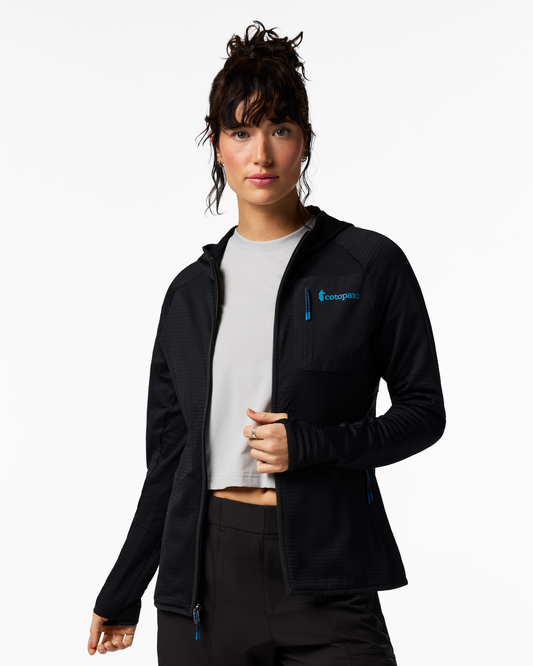Otero Fleece Full-Zip Hooded Jacket - Women's - Cotopaxi Black - US 3385