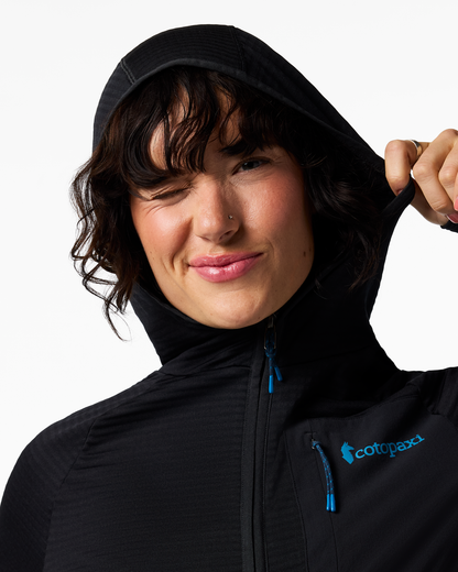 Otero Fleece Full-Zip Hooded Jacket - Women's - Cotopaxi Black - US 3385