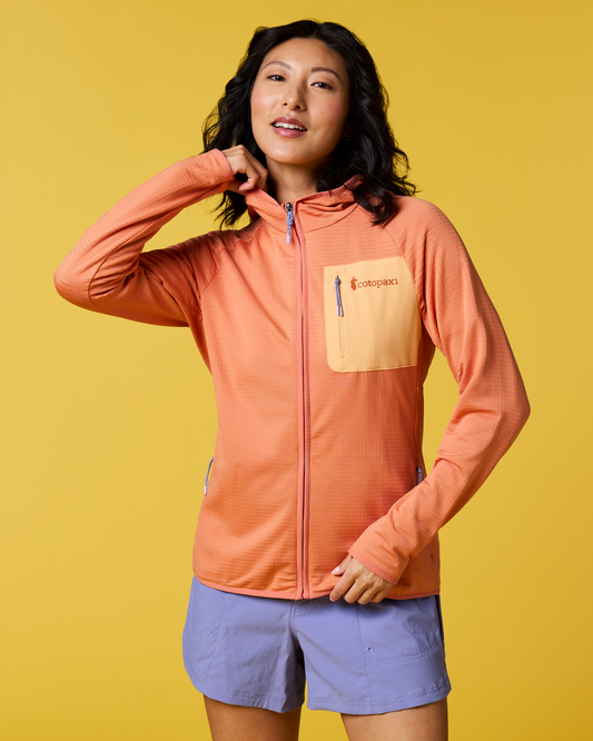 Otero Fleece Full-Zip Hooded Jacket - Women's - Grapefruit - US 0749