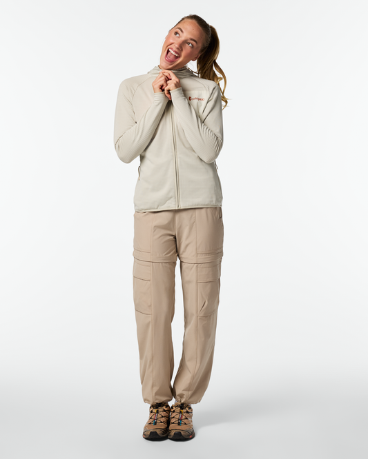 Otero Fleece Full-Zip Hooded Jacket - Women's - Mineral - US 9634
