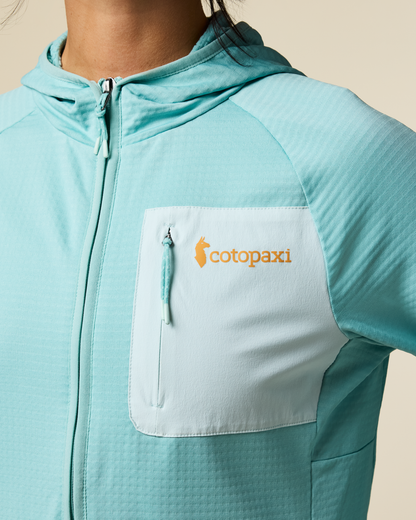 Otero Fleece Full-Zip Hooded Jacket - Women's - Tide Pool - US 1324