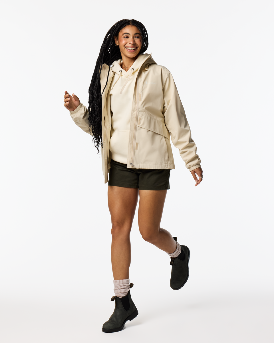 Rayu Rain Jacket - Women's - Cream - US 0105