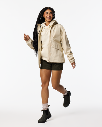 Rayu Rain Jacket - Women's - Cream - US 0105